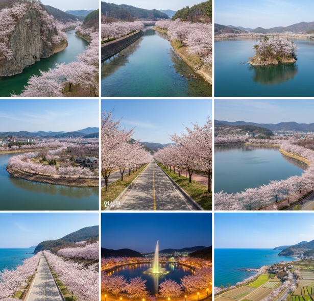 강원도 경상도 벚꽃